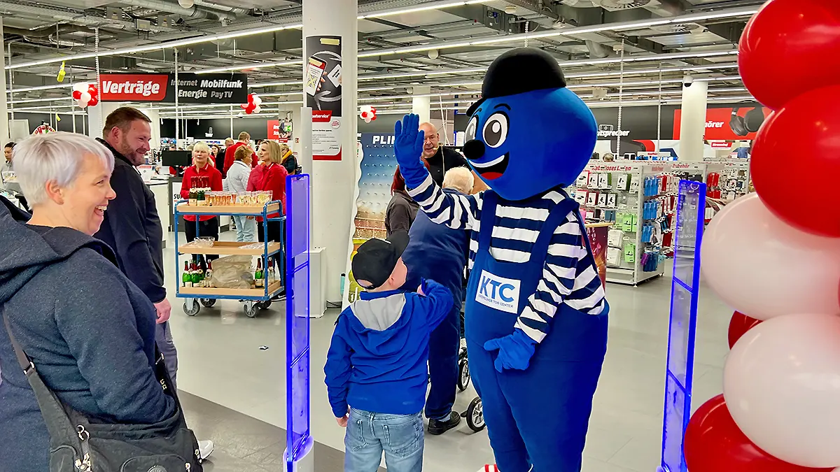 Maskottchen und Ballondeko im KTC