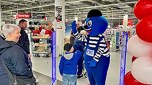 Maskottchen und Ballondeko im KTC