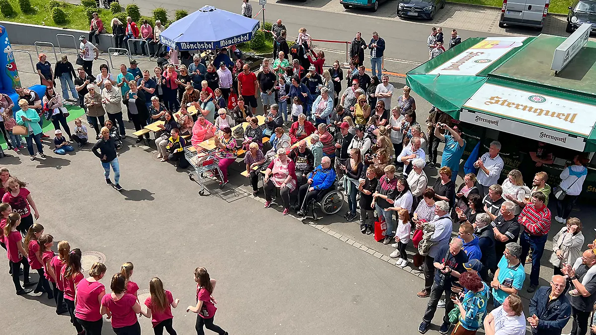 Ausstattung für ein Straßenfest