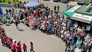 Ausstattung für ein Straßenfest